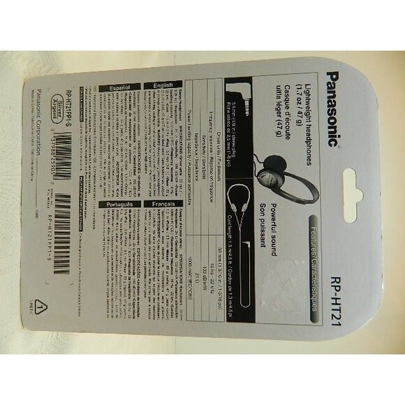 Panasonic NEW Comfort Fit RP-HT21 Stereo Headphones For iPod MP3 CD 3.5 mm Plug - Picture 5 of 10